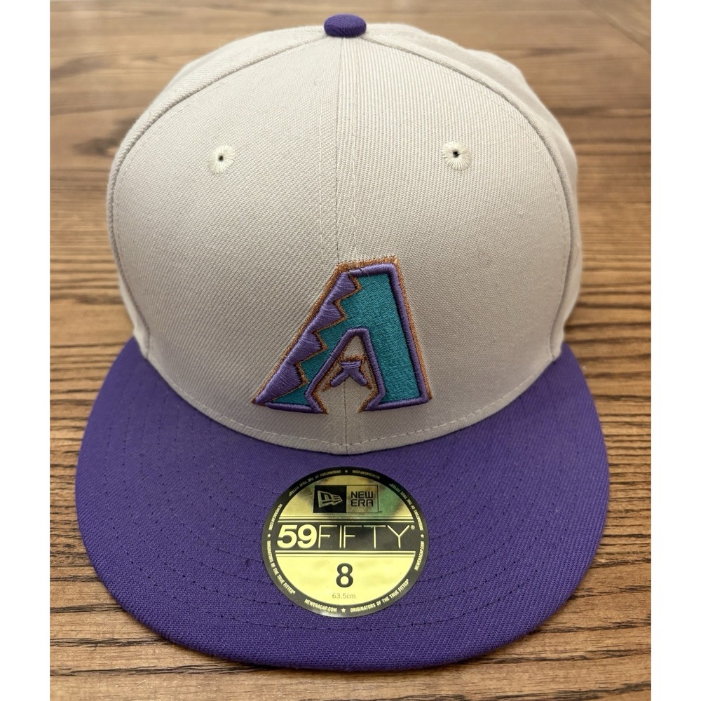 Vintage Arizona Diamondbacks 2001 World Series Hat New Era Size‎ 8 NWT